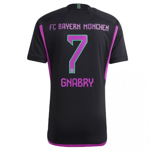 Moški Nogometni dresi Bayern Munich Serge Gnabry #7 Gostujoči 2023-24 Kratek Rokav